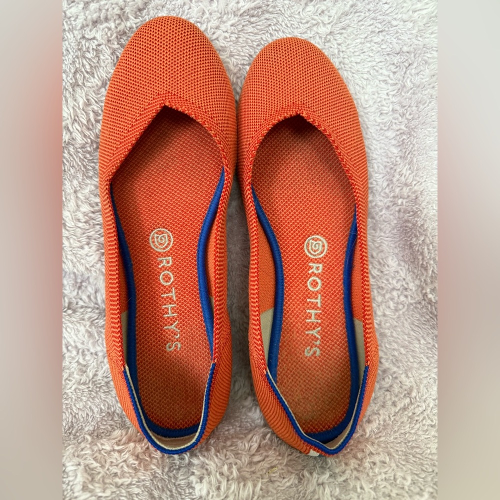 Rothy's Bright Orange Women's Flats
